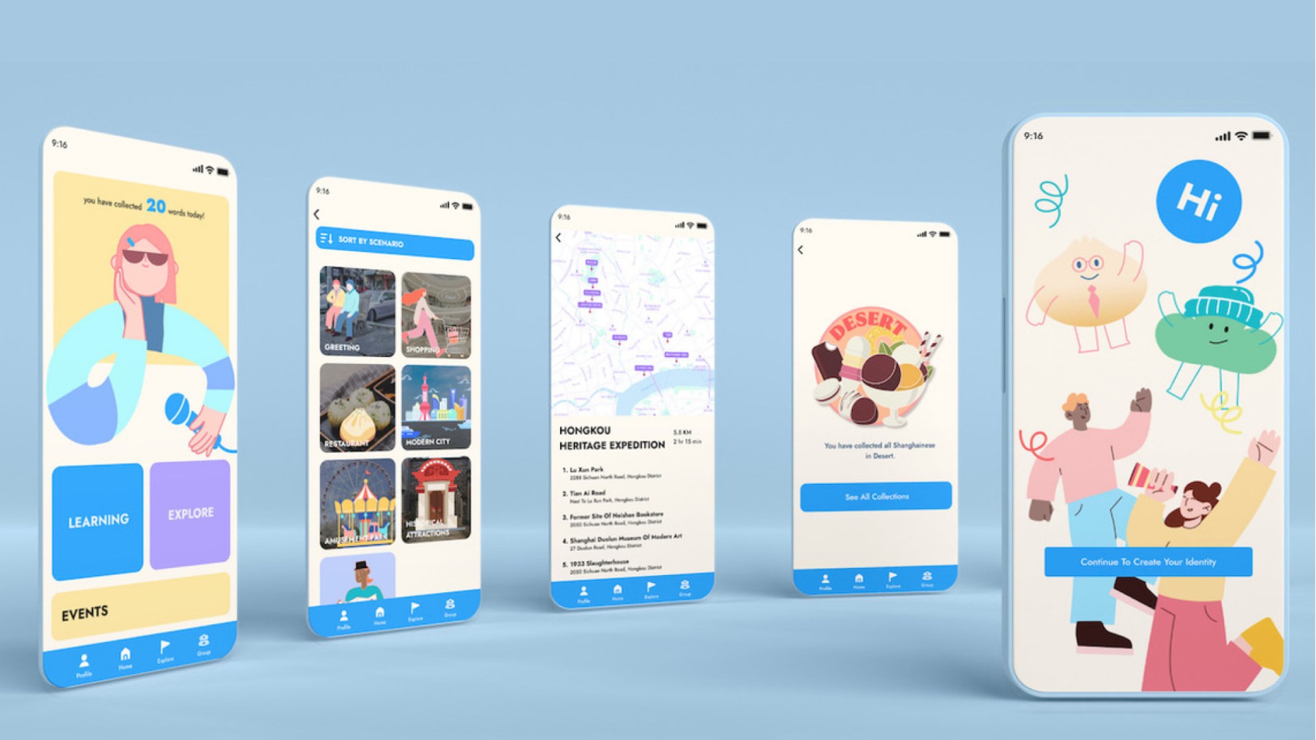 BaoBaoTalk app screens