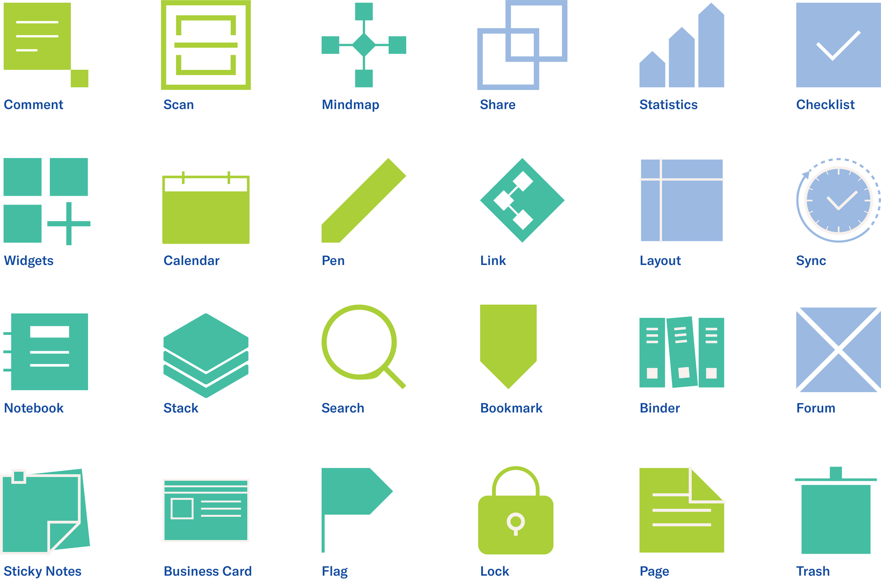 Evernote iconology