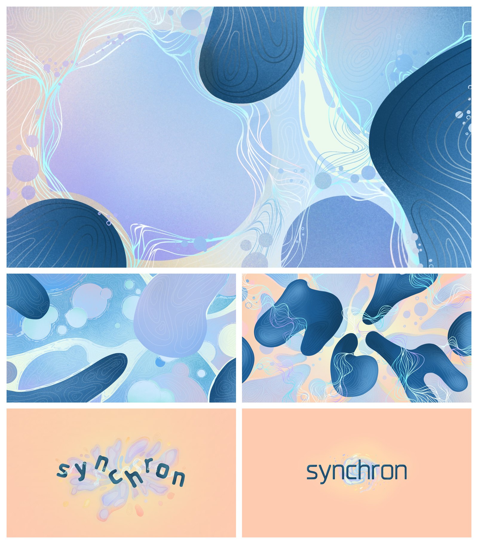 Synchron brand illustration system
