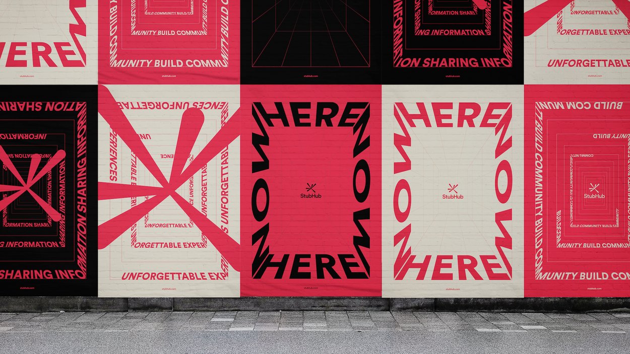 StubHub identity posters