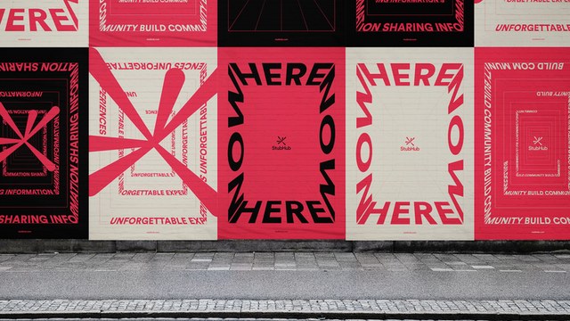 StubHub identity posters